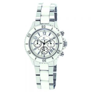 Elmer Ingo Semi Ceramics Chronograph XS BW All White (Ladies)