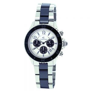 Elmer Ingo Semi Ceramics Chronograph XS BW White & Black (Ladies)