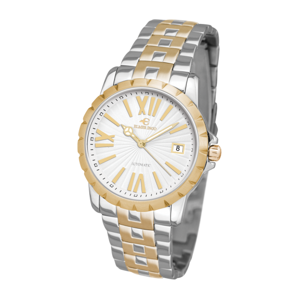 Elmer Ingo Meccanica Classic White & Gold (Gents)